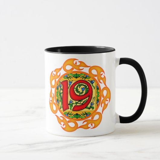 19. Geburtstags-Geschenk-Tasse Tasse (Rechts)