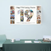 19. Geburtstagsfeier Nummer 19 Fotocollage Banner (Messeveranstaltung)