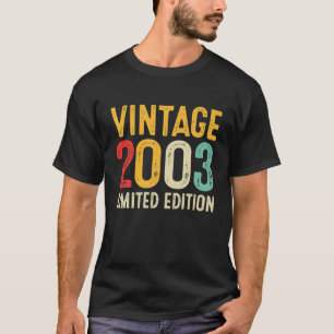19. Geburtstagsgeschenk 19 Jahre alt Vintage 2003 T-Shirt