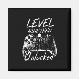 19. Geburtstagsgeschenk 19 Jahre Alte Geschenke 19 Magnet