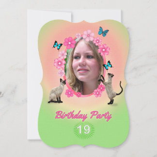 19. Geburtstagsparty Einladung