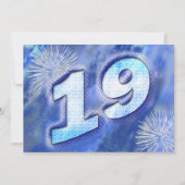 19. Geburtstagsparty Einladung (Vorderseite)