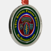 19. Gruppe der Sondereinheiten (Im Flugzeug) Ornament Aus Metall (Rechts)