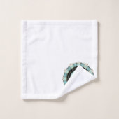 19. Hochzeit Acquamarine Badhandtuch Set (Waschlappen)