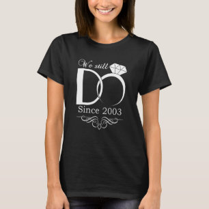 19. Hochzeitstag, 19 Jahre seit T-Shirt