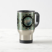 19. Hochzeitstag Acquamarine Reisebecher (VorderseiteRechts)