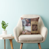 19. Hochzeitstag Dunkle Bronze   Kissen (Stuhl )