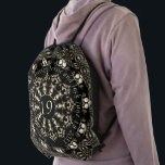 19. Hochzeitstag Mandala Medallion Text Sportbeutel<br><div class="desc">Sie Liebe Mandalase,  beeindruckend,  kühne Designs,  braucht einen Rucksack UND es ist ihr 19. Hochzeitstag? Dann haben Sie exklusiv in meinem Shop bei Zazzle das perfekte Dessous-Tagungspaket zum Jubiläum gefunden!</div>