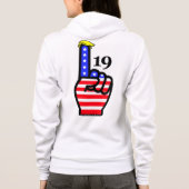 19: Hooded Zipped Sweatshirt (Rückseite)