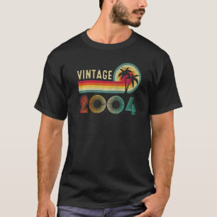 19 Jahre alte Vintage 2004 19. Geburtstag T-Shirt