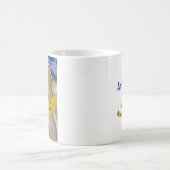 19 Jahre INDIVIDUELLE NAME OM Jubiläum Serenity Kaffeetasse (Mittel)