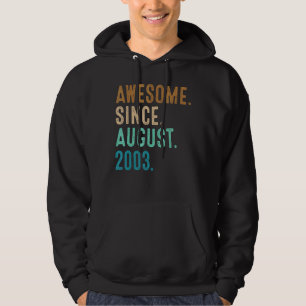 19 Jahre Phantastisch seit August 2003 19. Geburts Hoodie