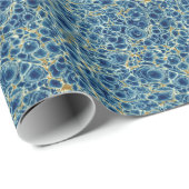 19. Jahrhundert gemarmortes Papier-Motiv Geschenkpapier (Rolleneckpunkt)