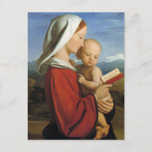 19. Jahrhundert Schottische Jungfrau und Kind Postkarte