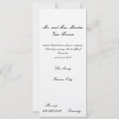 19. Jahrhundert Schottische Kinderball-Einladung Einladung (Rückseite)