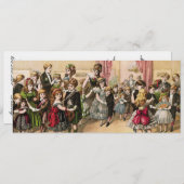 19. Jahrhundert Schottische Kinderball-Einladung Einladung (Vorne/Hinten)