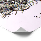 19. Jahrhundert war Herhuhn oder Morgendruck Poster (Ecke)