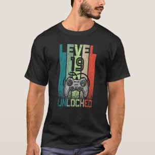19-Jährige Stufe 19 unverschlossen 19. Geburtstag  T-Shirt