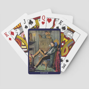 19. Jh. Junggesellentum Spielkarten