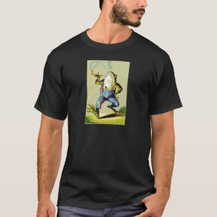 19. Jh. Pfeife rauchender Frosch T-Shirt