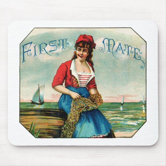 19. Jh. Zigarren des Ersten Maats Mousepad (Vorne)