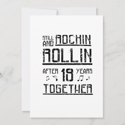 19. Jubiläum - 19 Jahre Paare - Geschenk Karte (Vorderseite)