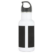 19. Jubiläum Geschenk Chalk Herzen Trinkflasche (Rückseite)