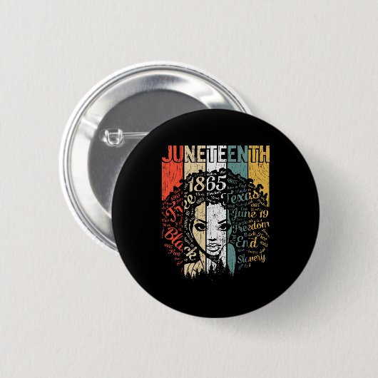 19. Juni 1865 Afrika Button (Vorne & Hinten)