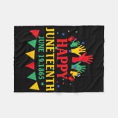 19. Juni 1865 Afrikanischer Amerikaner Bla Fleecedecke (Vorderseite (Horizontal))