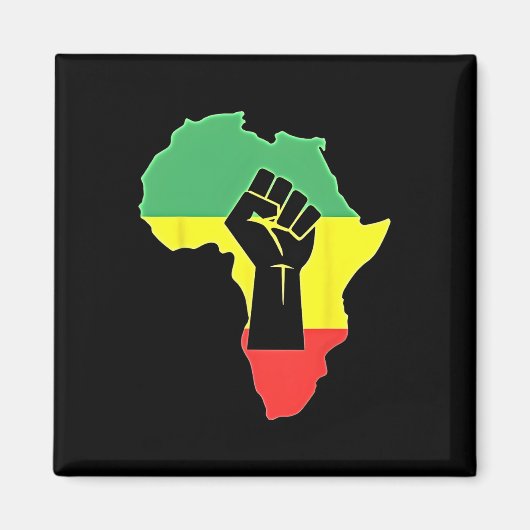 19. Juni 1865 Afrikanisches Erbe Magnet (Vorne)