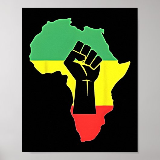 19. Juni 1865 Afrikanisches Erbe Poster (Vorne)