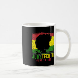 19. Juni 1865 Afro Girl Independen Kaffeetasse