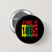 19. Juni 1865 Button (Vorne & Hinten)