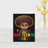 19. Juni 1865 Cool Brown Skin King B Karte (Gelbe Blume)