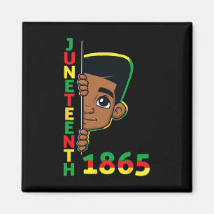 19. Juni 1865 Cool Brown Skin King B Magnet