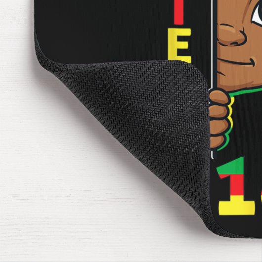 19. Juni 1865 Cool Brown Skin King B Mousepad (Ecke)