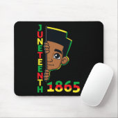 19. Juni 1865 Cool Brown Skin King B Mousepad (Mit Mouse)