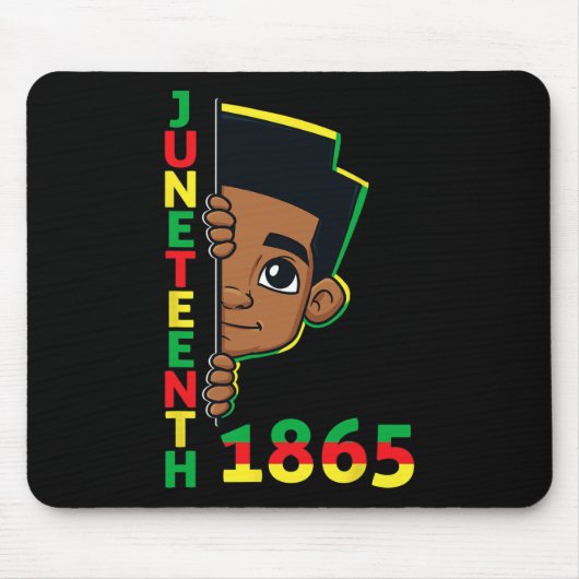 19. Juni 1865 Cool Brown Skin King B Mousepad (Vorne)