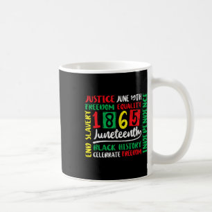 19. Juni 1865 Freedom African 19. Men Wome Kaffeetasse