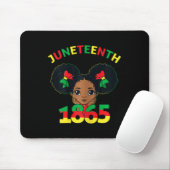 19. Juni 1865 Niedliche braune Hautmädchen Mousepad (Mit Mouse)