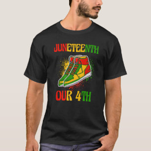19. Juni 1865 Schwarze Afrikanische Amerikanische T-Shirt