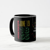 19. Juni 1865 Schwarze Feuerwerke Tasse (Vorderseite Links)