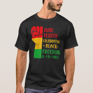 19. Juni 1865 Schwarze Freiheit T-Shirt