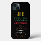 19. Juni 1865 Schwarze Geschichte Feuerwerke Case-Mate iPhone Hülle (Rückseite)