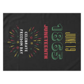 19. Juni 1865 Schwarze Geschichte Feuerwerke Tischdecke (Vorderseite (Horizontal))