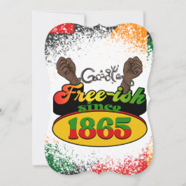 19. Juni 1865 schwarze Königinnen melanin Könige Einladung