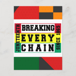 19. Juni 1865 schwarze Königinnen melanin Könige Postkarte