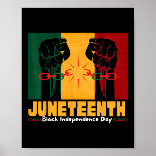 19. Juni 1865 Schwarzer Unabhängigkeitstag Poster