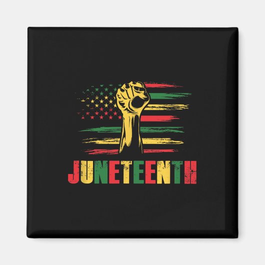 19. Juni 1865 - Schwarzgeschichte Monat 19. Juni Magnet (Vorne)