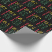 19. Juni 1865 Typografie Schwarze Geschichte Geschenkpapier (Ecke)